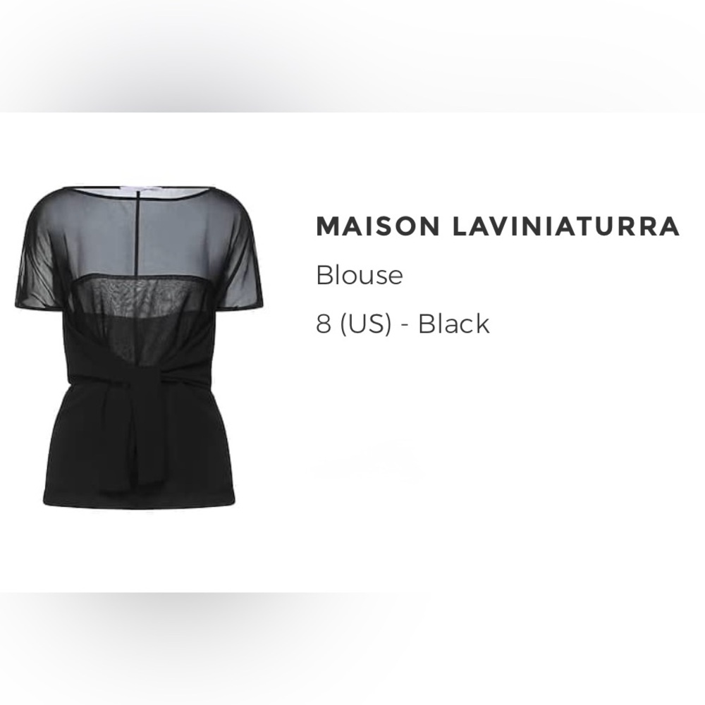 Black Sheer Blouse